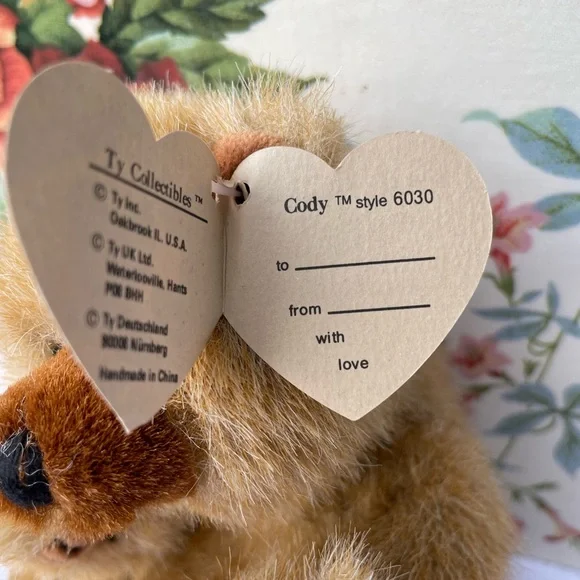 NWT TY Attic Treasures Cody the Bear - Picture 2 of 2